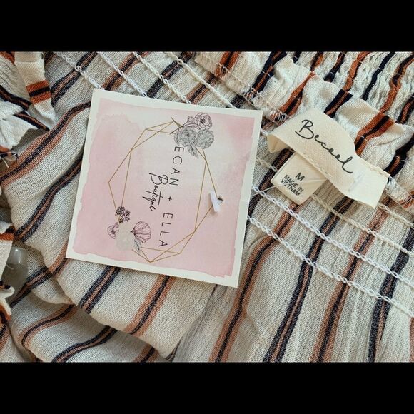 Striped Tube Top Dress - Picture 5 of 5